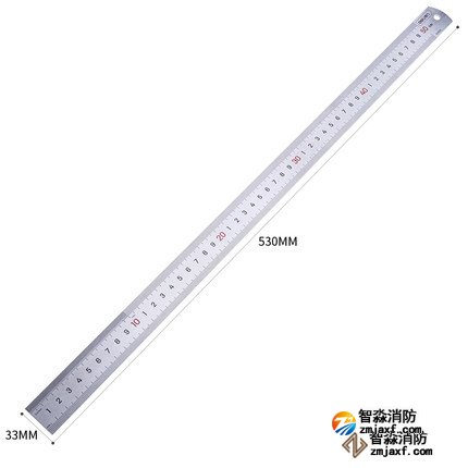 宁夏钢直尺量程50cm；精度：1mm　